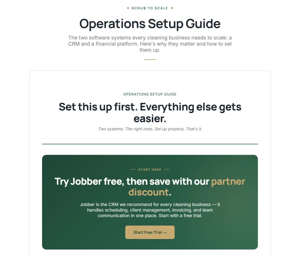 The operations setup guide: Jobber and QuickBooks, and how to set them up